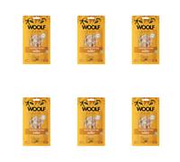 Pack Earth 6x90g - Snack Natural Perros - Premios Salud Articular - Dog Treats Alta Digestibilidad - Sin Cuero Crudo Sin Cereales - Colágeno Perros Articulaciones - Proteína Baja en Grasa - M Conejo