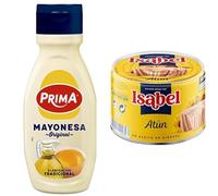 Pack ensaladas: atún Isabel 400 gr y mayonesa Prima