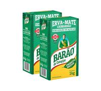 Pack Erva Mate Nativa Barão para tomar Chimarrão - 2x 1Kg