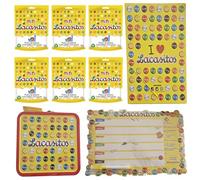 Pack escolar Lacasitos:6 mini doypack 150g,carpeta,planificador magnético,lata maletín