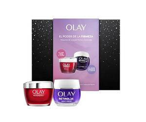 PACK ESPECIAL: Olay Regenerist Crema Facial De Día, 50ml Y Olay Retinol24 Crema Hidratante De Noche, Sin Fragancia, 50ml. Para Una Piel Más Firme