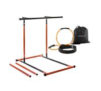 Pack estación de dominadas y cinturón con bandas de resistencia para glúteos y guía de ejercicios innovagoods