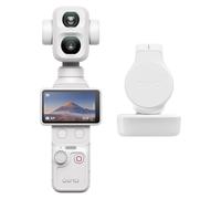 Pack Estándar DJI Osmo Pocket 4P, blanco perla, cámara para vlogs 4K | Zoom óptico de 3×, zoom de hasta 12×, 4K/240 fps, rango dinámico de 17 pasos, 103 GB de almac. integrado, luz de relleno