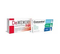 Pack Estudio sin Estrés - DeMemory Studio 30 Cápsulas - Ayuda a la Concentración, Aprendizaje y Razonamiento + Concentral 30 Cápsulas - Ayuda a la Concentración frente al Estrés
