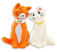 Pack Figuras Disney Aristogatos 2 Piezas 5-6 cm | Duquesa y Thomas O’Malley | Muñecos Disney Originales Pintados a Mano | Regalo Niños | Coleccionables Disney