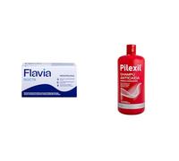 Pack Flavia Nocta 30 Cápsulas + Champú Anticaída Pilexil 900 ml - Alivia los Síntomas de la Menopausia y Frena la Pérdida de Cabello