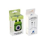 Pack Funda Airpod Crochet Ricky + Cable Datos USB-Lightning MFI
