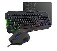 Pack Gamer 3 en 1 - The G-Lab - COMBO HELIO - Ratón con cable - Teclado con c...