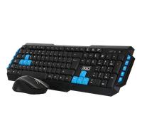 3GO Pack Gaming COMBODRILEW2 QWERTY Español Negro Multicolor