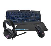 TECLADO KIT DEEPGAMING X-WING2 TECLADO RATON AURICULAR ALFOMBRILLA