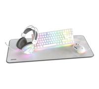 Pack Gaming Krom Klass/ Teclado RGB + Ratón Óptico RGB + Alfombrilla + Auriculares RGB