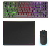 Pack Gaming Mars Gaming MCPWTKL/ Teclado Inalámbrico + Ratón Inalámbrico + Alfombrilla