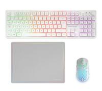 Pack Gaming Mars Gaming MCPWX/ Teclado Inalámbrico + Ratón Inalámbrico + Alfombrilla - MCPWXWES