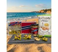 Pack Gourmet Aperitivo Premium Consorcio | Gildas, Bonito del Norte y Patatas Artesanas | Lote Regalo Gourmet Español para Vermut y Picoteo