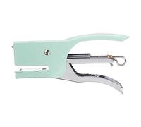 Pack Grapadora de Tenaza + 500 Grapas 5 mm Color Verde | Grapadora de Metal Multiusos para Oficina, Hogar y Escuela