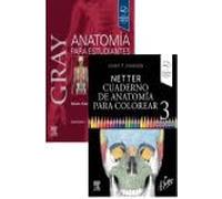 PACK GRAY ANATOMIA ESTUDIANTES NETTER CUADERNO PARA COLOR