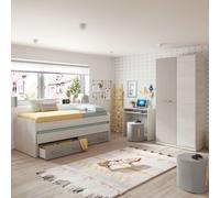 Pack Habitación Juvenil Cama Nido Armario Escritorio