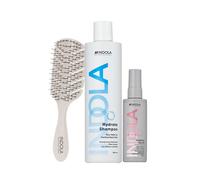 Pack Hidratación y Anti-Frizz - Champú + Sérum Profesional Cabello Suave y Brillante + Peine de Regalo - 300ml + 100ml