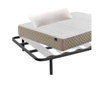 Pack hipnos descanso 135x190 cm (colchón + somier balda ancha + patas + almohada)