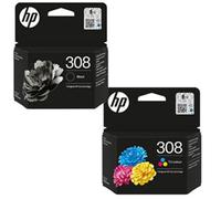 HP Paquete de 2 Cartuchos de Tinta Original 308 negra/tricolor