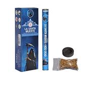 Pack Incienso GOLOKA LA Santa Muerte + Bolsa DE Incienso EN Grano DORAZEN + Pastilla DE CARBÓN
