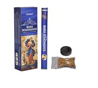 Pack Incienso GOLOKA MARÍA DESA TANUDOS + Bolsa DE Incienso EN Grano DORAZEN + Pastilla DE CARBÓN