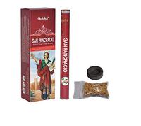 Pack Incienso GOLOKA San PANCRACIO + Bolsa DE Incienso EN Grano DORAZEN + Pastilla DE CARBÓN