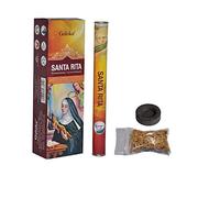 Pack Incienso GOLOKA Santa Rita + Bolsa DE Incienso EN Grano DORAZEN + Pastilla DE CARBÓN