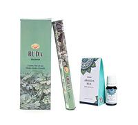 DORAZEN Pack Incienso Sac RUDA + Aceite GOLOKA ARRUDA Rue 10ML