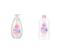 Pack Johnson's Baby Crema Hidratante Bebé con Aloe Vera y Vitamina B5 500ml + Aceite corporal hidratante para bebés y recién nacidos 500 ml, Fórmula hipoalergénica, probado por pediatras y hi