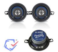 Pack Juego de altavoces 2 vías para coche 60W 4ohm 3.2" estéreo Woofer Tweeter
