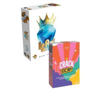 Pack Juegos de mesa - Crack Story + El Rey de los 12 | Juego de Ambiente y Estrategia | Noche entre amigos o familiares | 2 a 8 jugadores | a partir de 10 años - Versión francesa