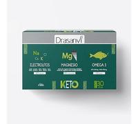Pack Keto Electrolitos Magnesio y Omega 3 Drasanvi Completo Sin Gluten