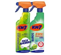 Pack kh-7 quitagrasas cítrico + zas baños desinfectante