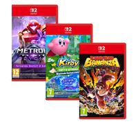 Pack Kirby y la Tierra Olvidada + Donkey Kong Bananza + Metroid Prime 4 Beyond - Nintendo Switch 2 - Nuevo Precintado - PAL España
