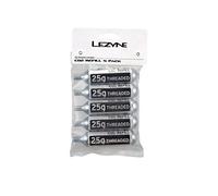 Pack Kit 5 Cartuchos con Rosca LEZYNE Co2, 25g