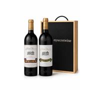 Pack La Rioja Alta Gran Reserva 890 + Gran Reserva 904 - 2 Botellas de Vino Tinto D.O.Ca. Rioja 75 aja de Madera MySecretWine - Selección Premium para Regalo