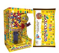 Pack Lacasitos Mini 1KG + dispensador 150G .Ideal para compartir y regalar.