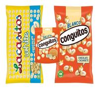 Pack Lacasitos white bolsa 1kg,Conguitos galleta blanco doyp 120g,blanco bolsa 1kg