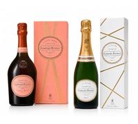 Pack Laurent-Perrier Champagne Brut & Cuvée Rosé 75 on Estuches Oficiales | 2 Botellas de Champagne Francés Premium | Regalo Gourmet para Celebraciones y Ocasiones Especiales- MYSECRETWINE-