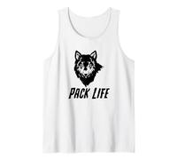 Pack Life, familia a juego, sabiduría de lobo, regalos de lobo Camiseta sin Mangas