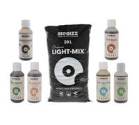 Pack Light.Mix 20 Litres BioBizz + abono - Indoor & Outdoor