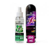 Pack Limpiador para Accesorios de Silicona + Gel lubricante Íntimo relajante con Árnica | Vegano y Dermatológicamente Testado