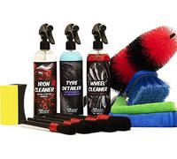 Pack Limpieza Llantas GxDetail - Kit Limpieza para Coche Para Llantas Gx Detail - Premium y Básico - Productos Limpieza Ruedas (Pack Completo)
