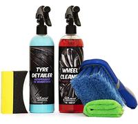 Pack Limpieza Llantas GxDetail - Kit Limpieza para Coche Para Llantas Gx Detail - Premium y Básico - Productos Limpieza Ruedas (Pack Básico)