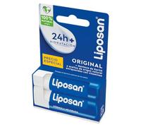 Pack Liposan Original (2 x 4,8 g), duplo bálsamo labial de cuidado intensivo, cacao de labios de textura ligera, bálsamo hidratante para unos labios suaves y tersos