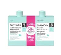 Suavinex Pediátrico Loción Hidratante 500ml + Gel Champú Espumoso 500ml