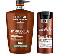 Pack L'Oréal Men Expert Barber Club Crema Hidratante en Gel 100ml + L'Oréal Men Expert Gel de ducha Barber Club XXXL