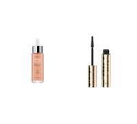 Pack L'oréal Paris Accord Parfait Sérum Con Color Con Ácido Hialurónico Tono 3-4 Light-Medium + Máscara De Pestañas Panorama, Pestañas Con Volumen Panorámico, Color: Negro
