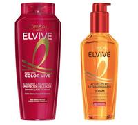 Pack L'Oréal Paris Elvive Champú Color Vive + Elvive Aceite extraordinário para Cabellos Teñidos